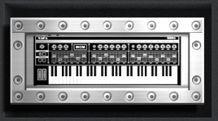 synthesizer key